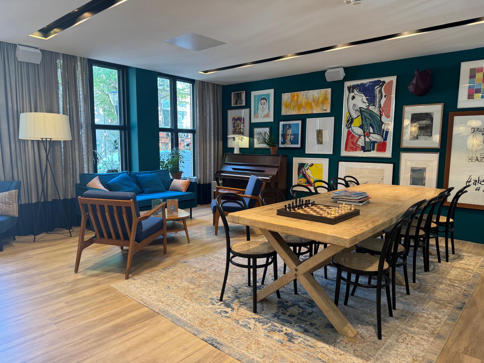 De huiskamer van Via Vie